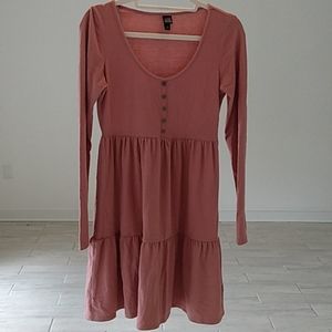WILD FABLE M DUSTY ROSE PINK DRESS